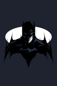 Batman Knight 4k Minimalism (1080x2160) Resolution Wallpaper