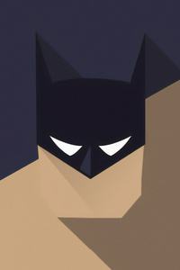 Batman Mask Minimal (1440x2560) Resolution Wallpaper