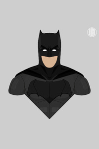 Batman Minimalism 8k (640x960) Resolution Wallpaper