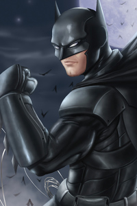 Batman Moon Knight 4k (1440x2960) Resolution Wallpaper
