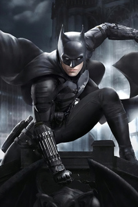 Batman New Bat Suit (320x480) Resolution Wallpaper