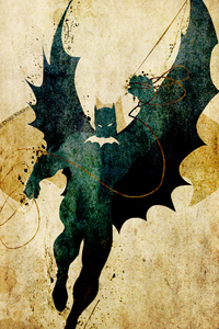 Batman New Minimalism (240x400) Resolution Wallpaper