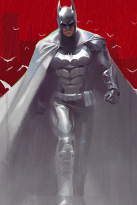 Batman Noir (240x400) Resolution Wallpaper