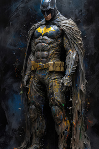 Batman Oil Painting (540x960) Resolution Wallpaper