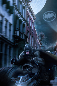 Batman On Batcycle 5k
