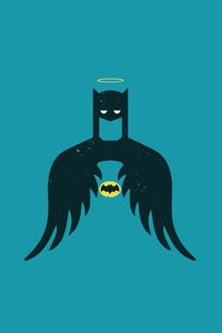 Batman Peaceful Illustration 4k