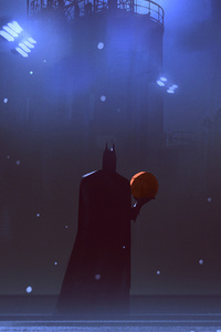 Batman Playing Basketball