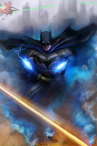 Batman Power (320x480) Resolution Wallpaper