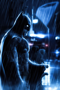 Batman Rain 4k