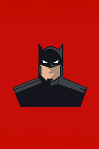 Batman Red Artwork (2160x3840) Resolution Wallpaper