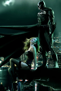 Batman Seeing Gotham With Girl 4k