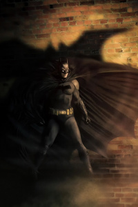 Batman Silent Knight Protector (800x1280) Resolution Wallpaper