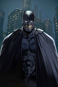 Batman Sketchy Artwork (480x800) Resolution Wallpaper