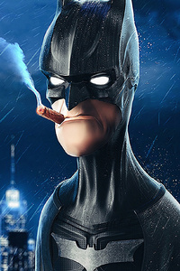 Batman Smoking (1080x2280) Resolution Wallpaper
