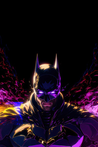 Batman Stands Tall 5k (1280x2120) Resolution Wallpaper