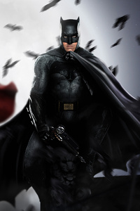 Batman Super Man 4k (320x480) Resolution Wallpaper