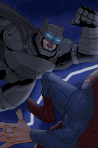 Batman Superman Art 4k