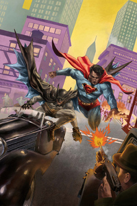 Batman Superman Worlds Finest (360x640) Resolution Wallpaper