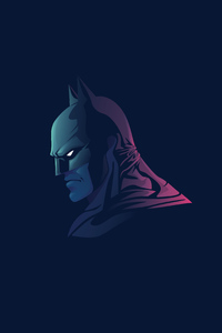 Batman The Dark Knight Minimal (1125x2436) Resolution Wallpaper