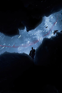 Batman The Lone Wolf (320x480) Resolution Wallpaper