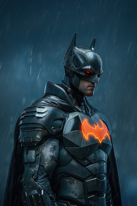 Batman Tormented Soul (320x568) Resolution Wallpaper