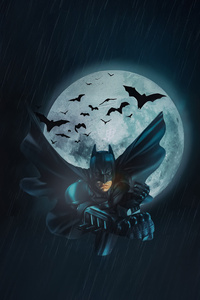 Batman Upwards To Justice (360x640) Resolution Wallpaper