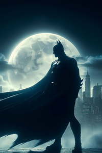 Batman Urban Vigilante (1440x2960) Resolution Wallpaper