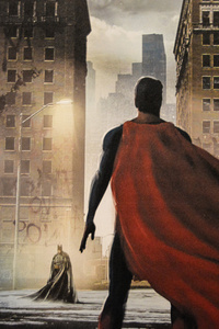 Batman Vs Superman Painting 5k (540x960) Resolution Wallpaper