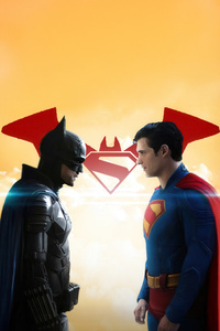 Batman Vs Superman The Worlds Finest (240x400) Resolution Wallpaper