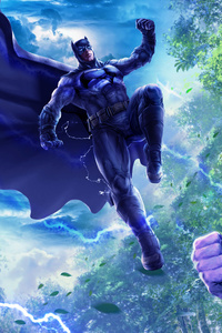 Batman Vs Thanos 4k (2160x3840) Resolution Wallpaper