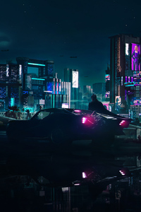 Batman X Cyberpunk 4k