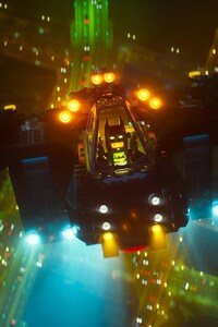 2160x3840 Batmobile In The Lego Batman