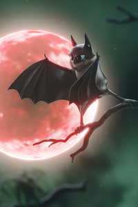 Bats Funny 4k (240x320) Resolution Wallpaper