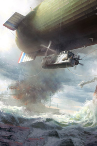 Battlefield 1 Turning Tides (360x640) Resolution Wallpaper