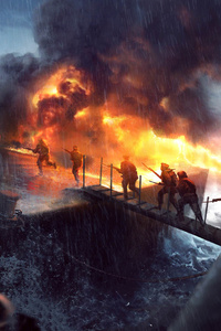 Battlefield 1 Turning Tides 4k (1080x2280) Resolution Wallpaper