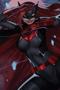 Batwoman 4k New Art (1280x2120) Resolution Wallpaper
