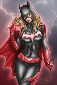 Batwoman Digital Painting (1125x2436) Resolution Wallpaper
