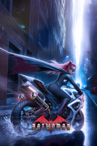 Batwoman Midnight Ride (640x960) Resolution Wallpaper