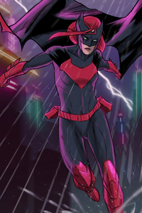 Batwoman Sketch Art 4k (360x640) Resolution Wallpaper