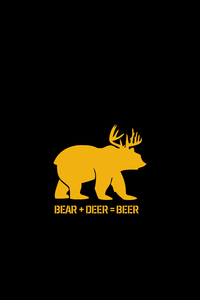 Bear And Deer (240x400) Resolution Wallpaper