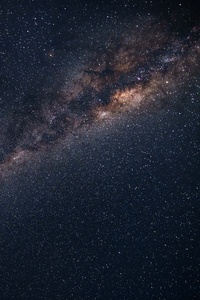 320x568 Beautiful Colors Nebula Milky Way 5k