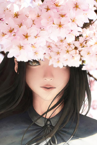 Beautiful Girl Anime (1080x2160) Resolution Wallpaper
