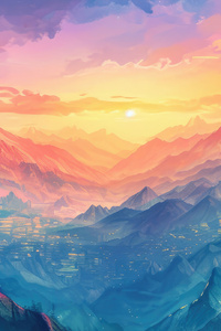 Beautiful Landscape Journey 4k (640x1136) Resolution Wallpaper