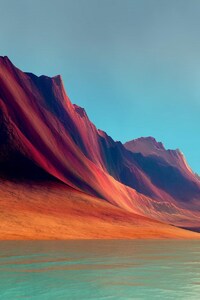 Beautiful Mountain Lake (480x854) Resolution Wallpaper