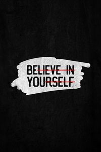 Believe In Yourself (1125x2436) Resolution Wallpaper