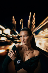 Bella Hadid Chopard New Campaign 2025 (1242x2668) Resolution Wallpaper