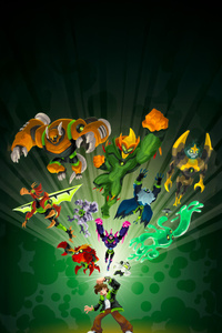 Ben 10 Cartoon (480x800) Resolution Wallpaper