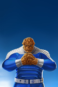 Ben Grimm In The Fantastic Four First Steps 2025 (360x640) Resolution Wallpaper