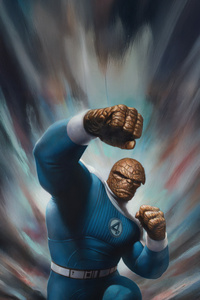 Ben Grimm The Fantastic Four First Steps Movie 2025 (2160x3840) Resolution Wallpaper
