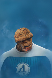 Ben Grimm The Fantastic Four First Steps Movie (480x800) Resolution Wallpaper